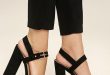Sexy Black Heels - Black Platform Heels - Vegan Suede Heels - $39.00