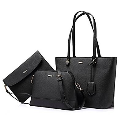 Amazon.com: Handbags for Women Shoulder Bags Tote Satchel Hobo 3pcs