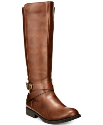 Style & Co Madixe Riding Boots, Created for Macy's - Boots - Shoes