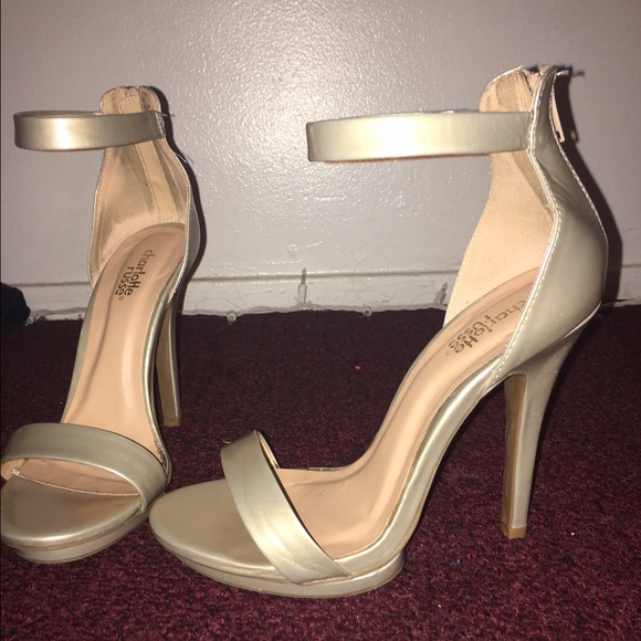 Charlotte Russe Shoes | Champagne Color Heels | Poshmark