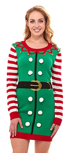 Just One Ugly Christmas Sweater Dress Xmas for Women Cute (Reg and