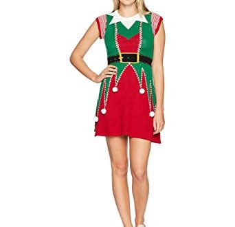 elf sweater dress walmart