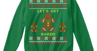 Baked Ugly Christmas Sweaters - LET'S GET BAKED Products from Pets