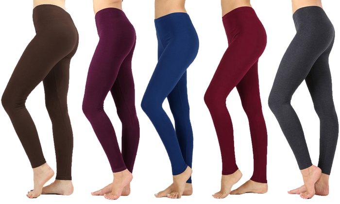 Up To 58% Off on Women's Cotton Leggings | Groupon Goods