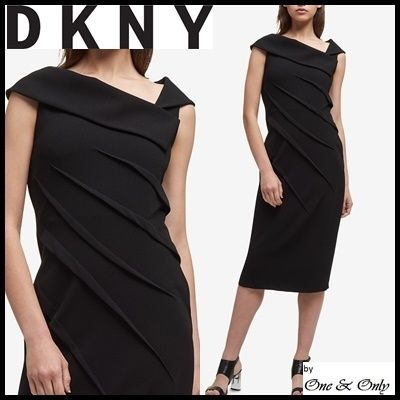 DKNY Tight Sleeveless Plain Medium Dresses by One&Only - BUYMA