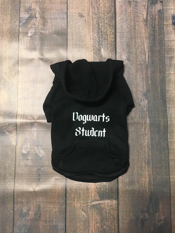 Dogwarts Dog Hoodie Dog hoodie Dog Hoodies Hoodies for | Etsy