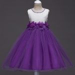 Girls Dress New Summer Flower Kids Party Dresses For Wedding