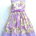 Girls Easter Dress Toddlers Easter Dress Lilac and Cream Floral