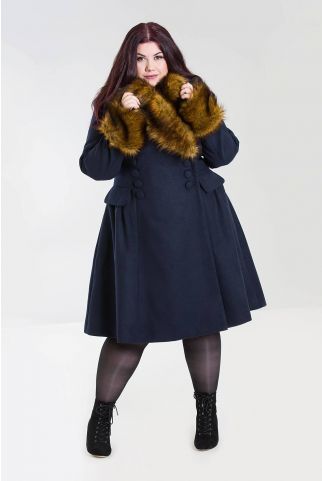 Vintage, Retro and Fur Collar Coats | Hell Bunny Official