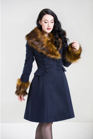 Vintage, Retro and Fur Collar Coats | Hell Bunny Official