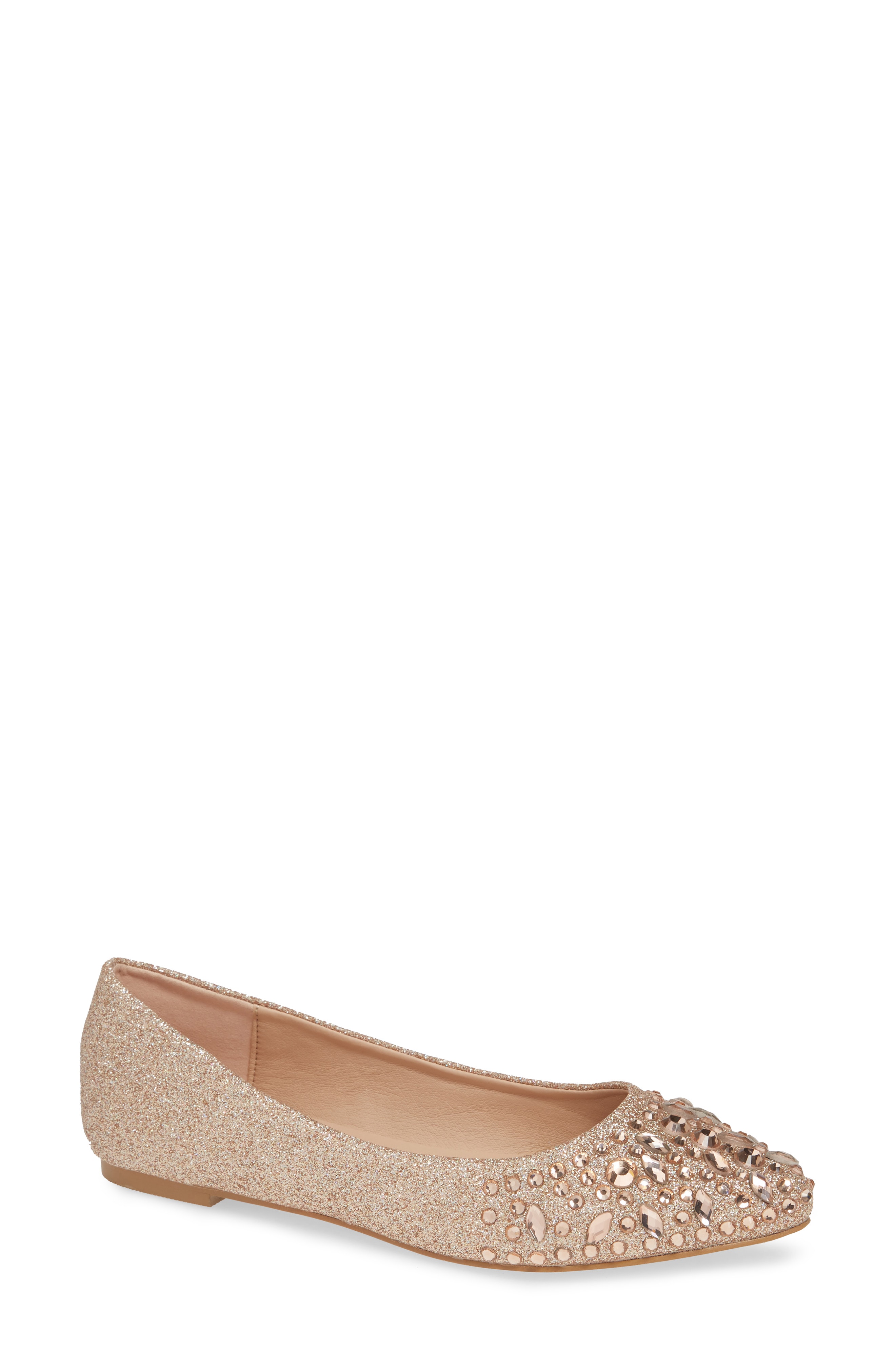 womens rose gold flats | Nordstrom