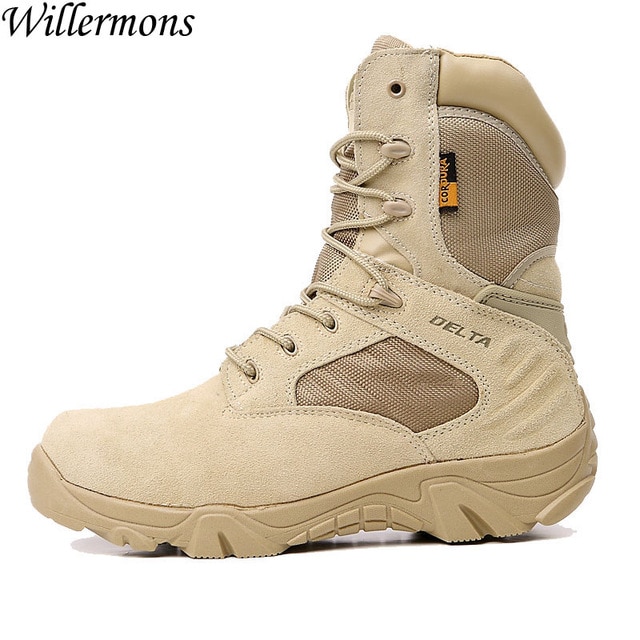 US Force Delta Men's Outdoor Breathable Suede Military Hiking Boots