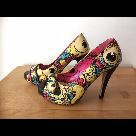 Be adventurous with iron fist
heels with desired color schemes