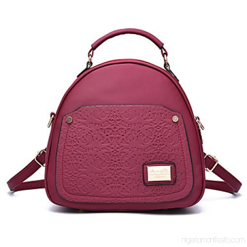 Women's Latest Fashion Ladies Bags Leather Cowhide Backpack 4