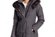 Amazon.com: Larry Levine Women's Down-Filled Coat with Faux Fur