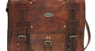 Amazon.com: Handmade_world Leather Messenger Bags for Men Women Mens