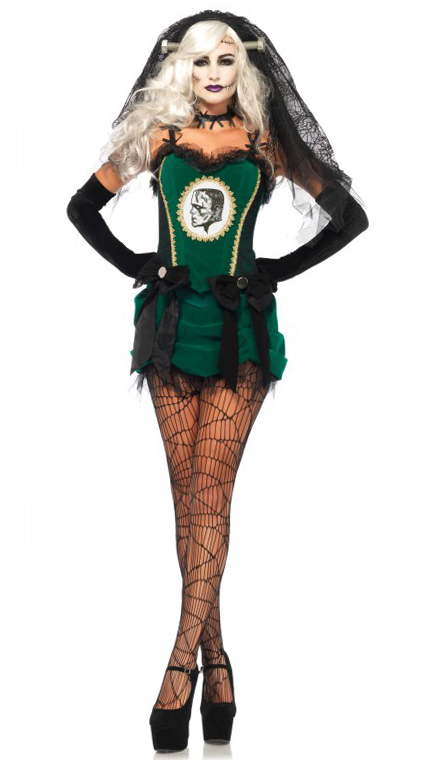 Deluxe Bride of Frankenstein Halloween Costume from Leg Avenue