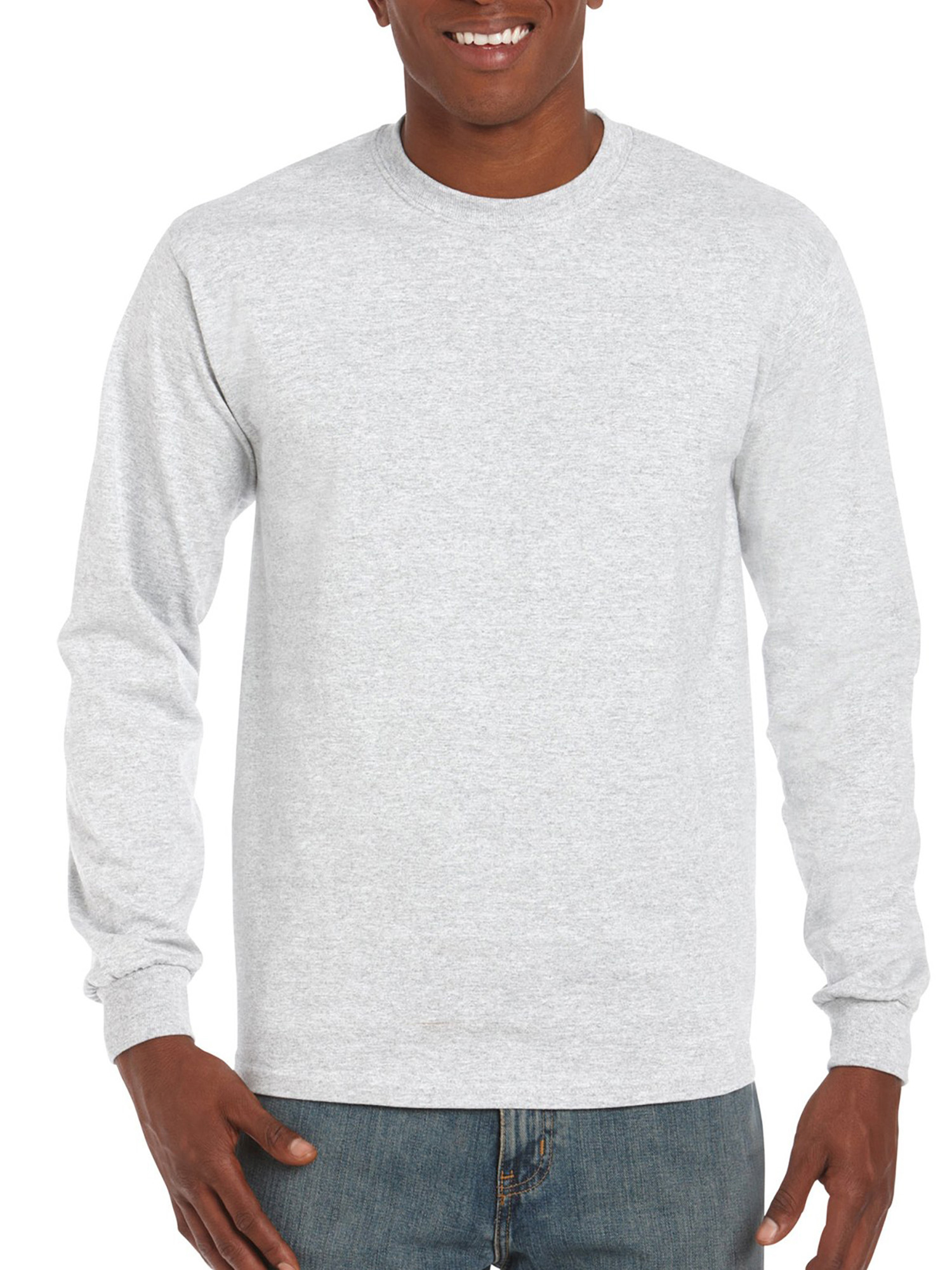 Gildan - Gildan Mens Classic Long Sleeve T-Shirt - Walmart.com
