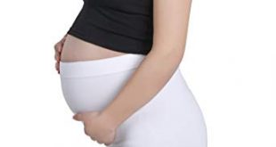 Womens Maternity Belly Band Silicone Stretch Pregnancy Support Belly