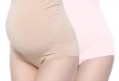 Surewin Women's Seamless Over Bump Maternity Underwear high Waist