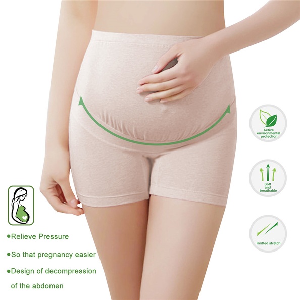 Adjustable Pregnant Women Belly Support Panties Shorts Soft