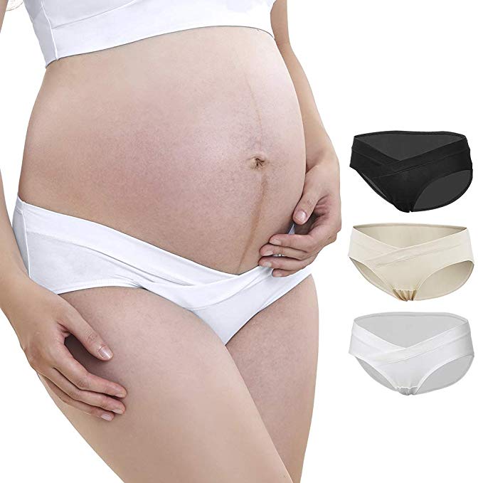 ionlyou Women's Maternity Underwear Panties Pregnancy Bikini Briefs