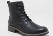 Men's Boston Casual Fashion Boots - Goodfellow & Co™ Black : Target