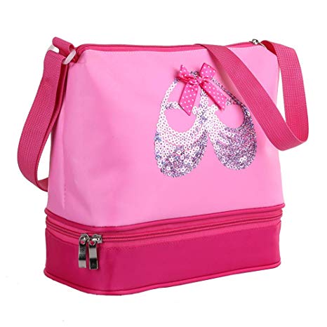 Amazon.com | Pink Princess Ballet Dance Tote Bags for Little Girls
