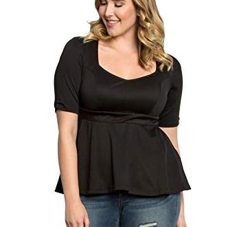 Plus size peplum top: style that works for all shapes – thefashiontamer.com
