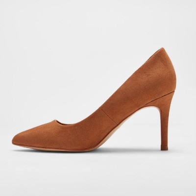 Women's Shades Of Nude Pointed Toe Pumps - A New Day™ : Target