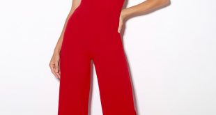 Chic Red Jumpsuit - Backless Jumpsuit - Sleeveless Jumpsuit
