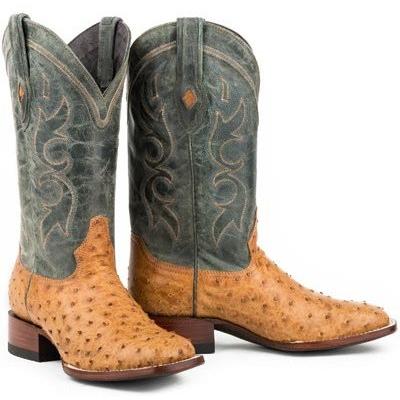 Stetson Cheyenne Ostrich Boots Authentic Exotic Boots 12-020-1852