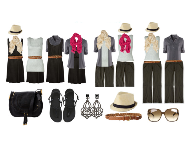 Minimalista Travel Packing - How to Mix and Match 4 Clothes