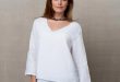 Easy Fit Double Layer Garment Dyed Linen Tunic Top | 39 Reviews