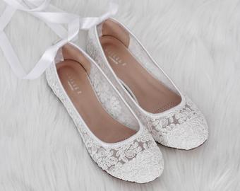 Wedding flat shoes | Etsy