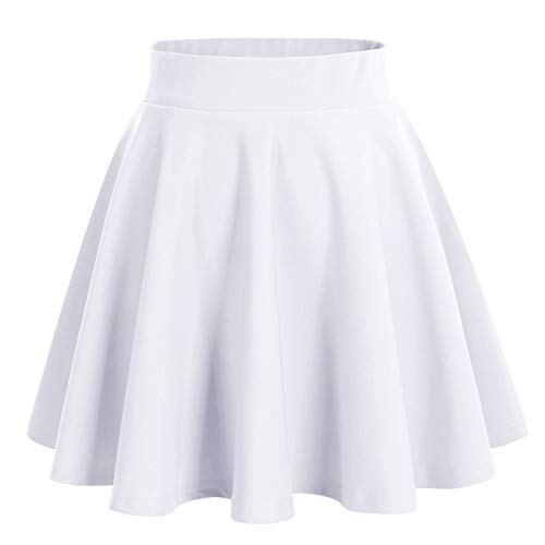 White Skater Skirt: Amazon.co.uk