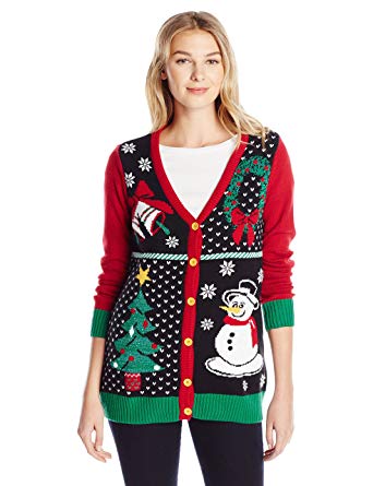 Make different styles by
wearing womens christmas sweaters