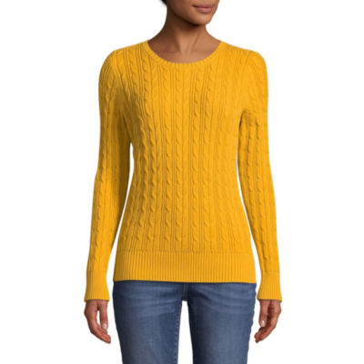 Casual Yellow Sweaters & Cardigans for Women - JCPenney