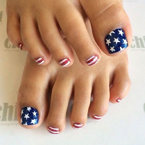31 Patriotic Nail Ideas for the 4th of July | StayGlam | Pretty .