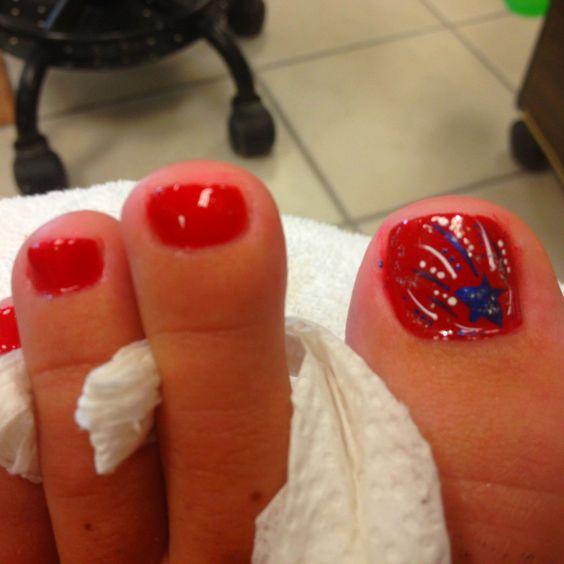 Fourth of July Toe Nail Designs for Summer | Toe nail designs .