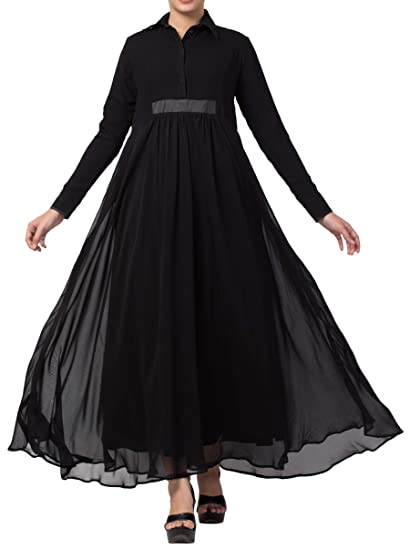 Buy Mushkiya Beautiful & Stylish full Length Maxi Abaya Dress For .
