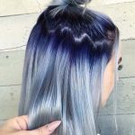 Gorgeous Blue Hair Color Ideas with Top Bun Styles in 2019 | Stylez