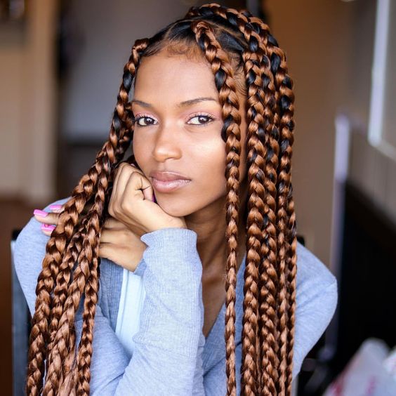 79 Sophisticated Box Braid Hairstyles (With Tutoria