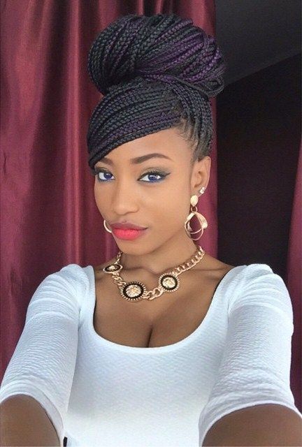 65 Box Braids Hairstyles for Black Women | Box braids hairstyles .