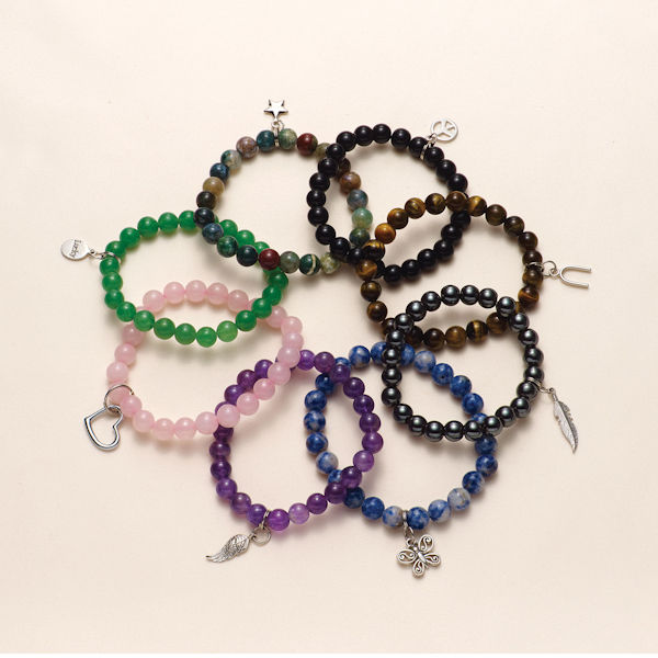 Art of Luck Beaded Bracelets with Charms | 1 Review | 5 Stars .
