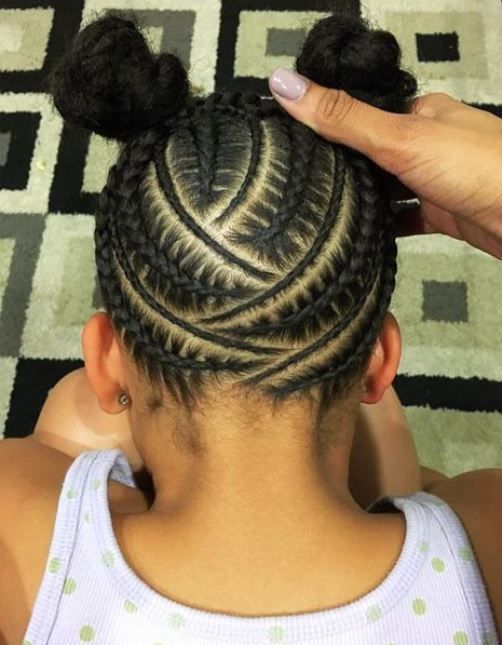 30 Braided Hairstyles For Black Girls | Kids braided hairstyles .