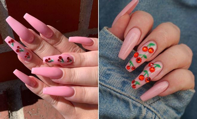 23 Ways to Wear Cherry Nails This Spring and Summer | StayGl