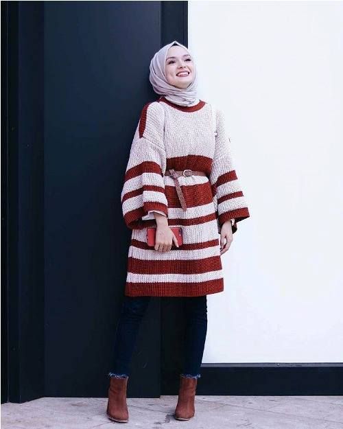 Winter hijab outfits in prude and style looks | Hijab jeans, Hijab .