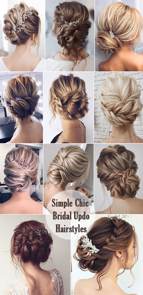 25 Chic Updo Wedding Hairstyles for All Brides .