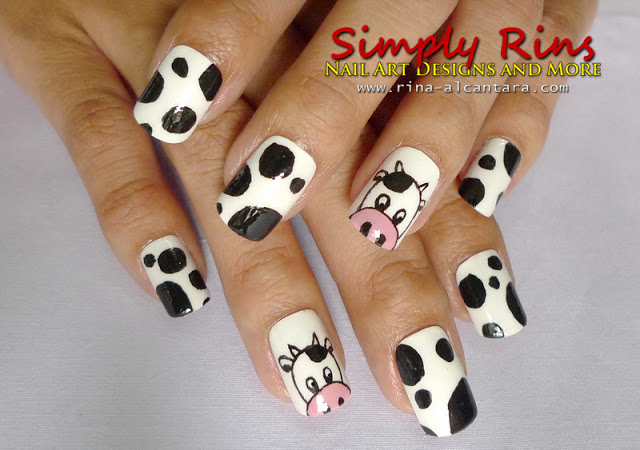Nail Art: Curious Cows | Simply Ri